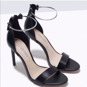 Zara black heels